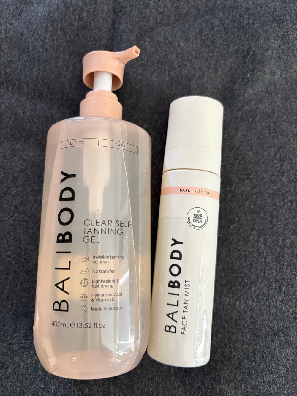 Balibody Clear Self Tanning Gel & Face Tan Mist bundle